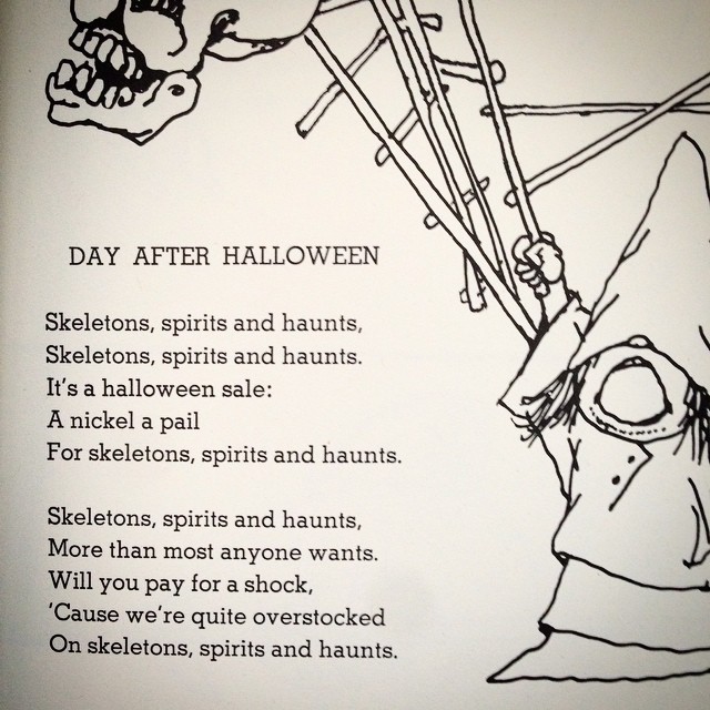 “Day After Halloween” by Shel Silverstein. We...