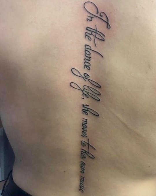 tattoo quote on Tumblr