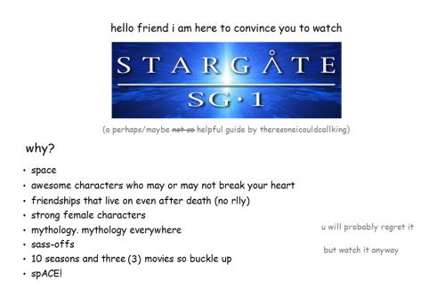 stargate meme | Tumblr