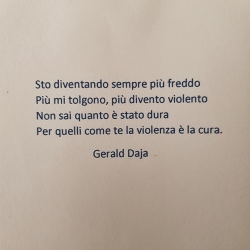 geralddaja:— Gerald Daja