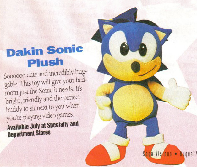 1993 sonic plush