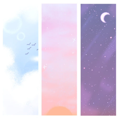 peachiestleaf:some sky studies to unwind..!!