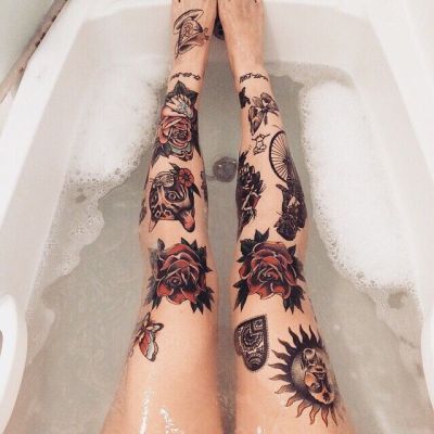 63+ Free Tattoo Inspiration Leg Idea Tattoo Images