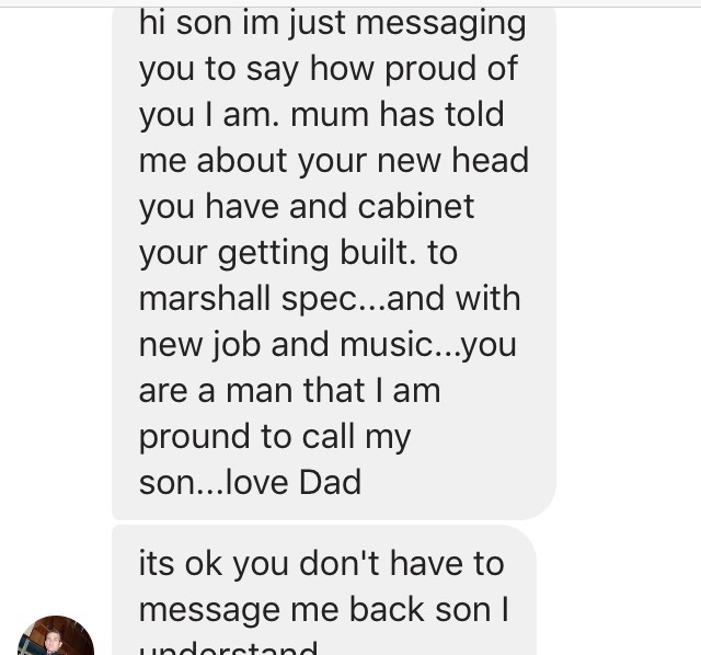 The Last Message Received Last Message My Dad Sent Me 10 Days