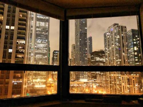 View from my apartment. New east side, Chicago