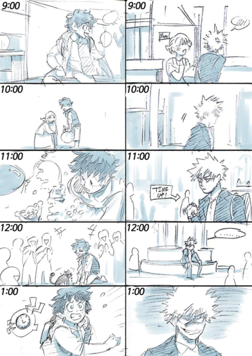 bakudekutranslations:Deku is 2 hours late to their meeting...