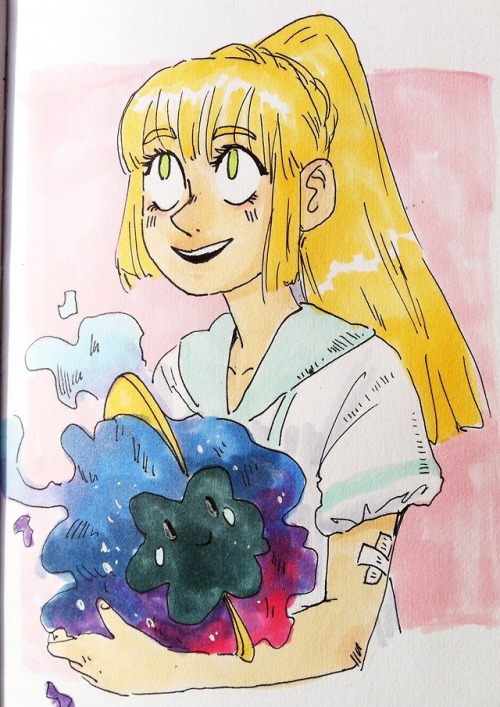 Lillie and Cosmog! I’m nearly done with my playthrough of Ultra...