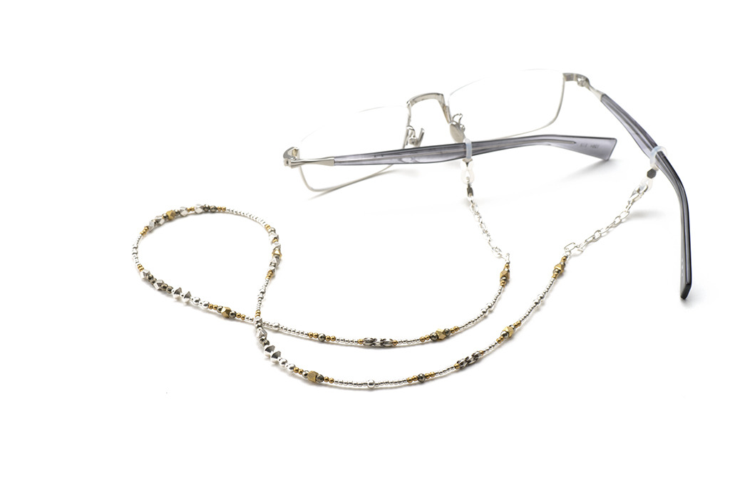 金子眼鏡 | KANEKO OPTICAL - ゴールドコンビの新作グラスチェーン Niki×金子眼鏡 「NC2 BRGP」