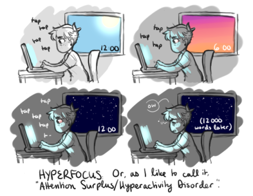 smallnico:made a few comics about having adhd (specifically...