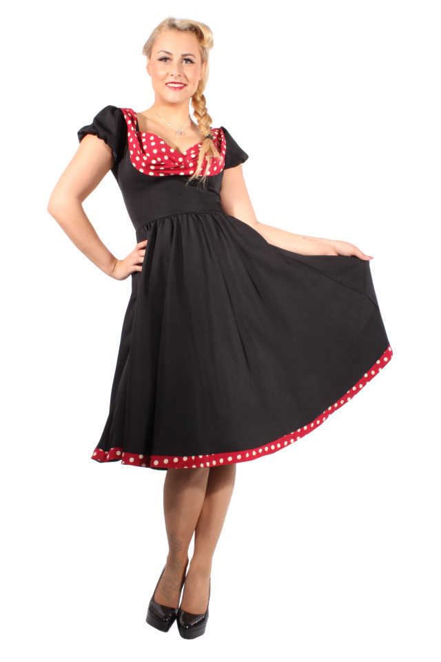 Kleider — Wunderschönes 50er Jahre Swing Kleid mit kurzen...