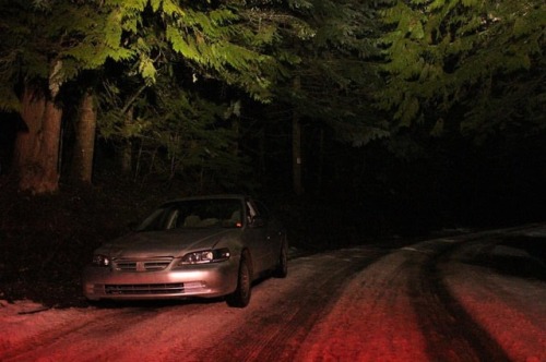 To fly through a moonlit wood......#race #honda #accord...