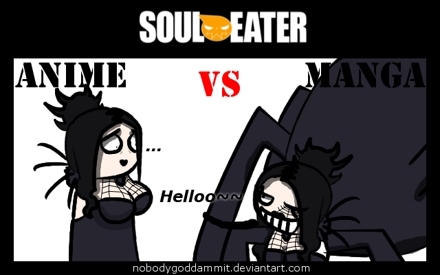 BlueGeco â€” Soul Eater Anime vs. Manga : Arachne :)