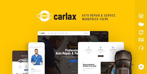Carlax v1.0.2 – Car Parts Store & Auto Service Theme Nulled