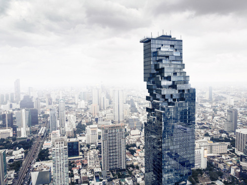 archatlas:MahaNakhon by Büro Ole ScheerenThe 77-storey...