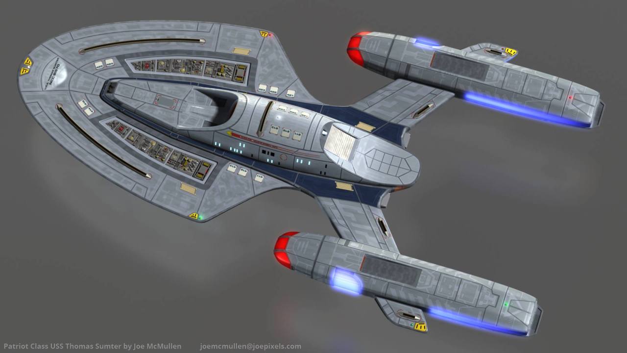 Starfleet ships — Patriot class by Joe McMullen