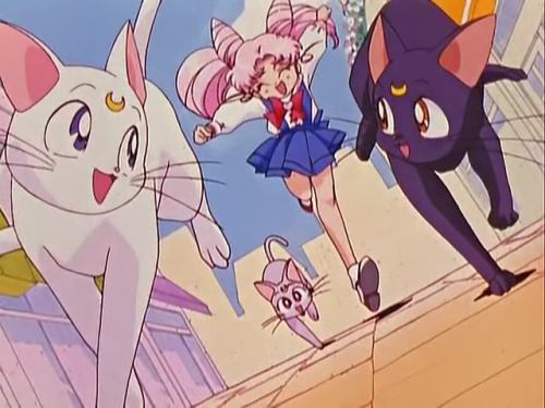 sailor moon art redraw rini tsukino chibiusa luna artemis diana my art