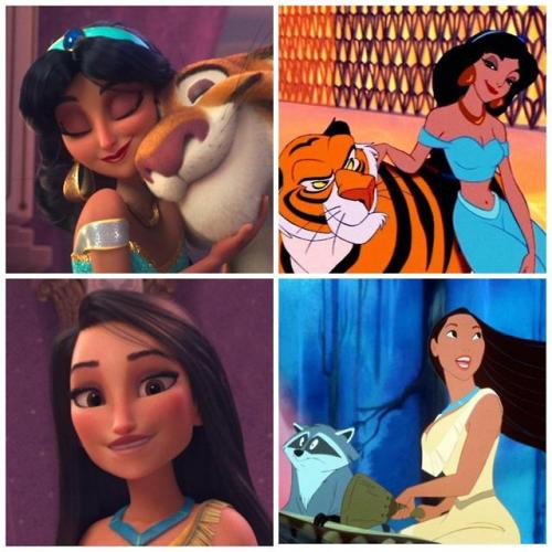 starburstmlp:Disney princesses with theirWreck it Ralph...