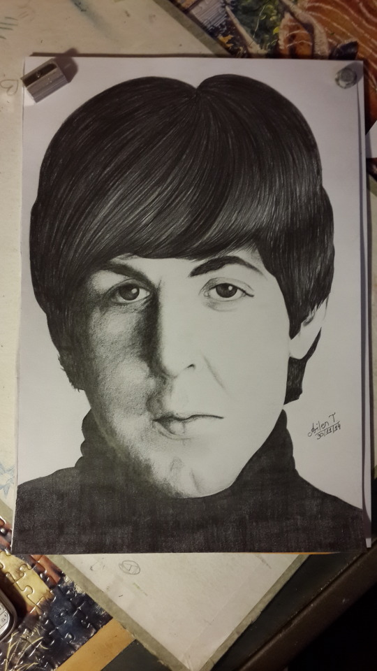 Ailen T Dibujo Y Pintura Paul Mccartney