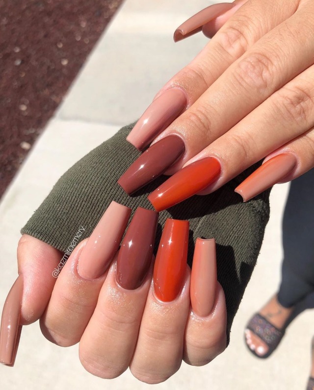 ombre gel manicure