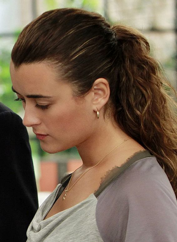 Cote De Pablo and her lovely hair