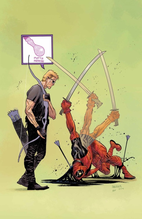 extraordinary-heroes:Hawkeye Vs. Deadpool Vol.1 #3 (Cover art...