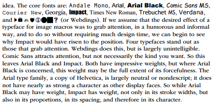 all things linguistic academic paper font