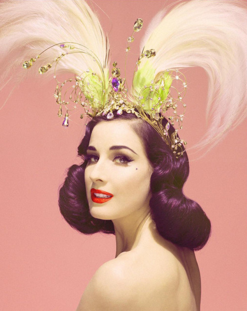 Happy Birthday to the Queen of Burlesque, Dita Von Teese!