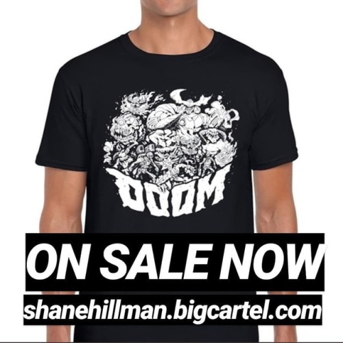 DOOM SHIRTS! Ya, they’re available to buy online finally....