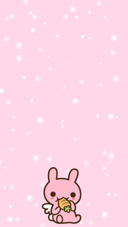 princessbabygirlxxoo:Pink sparkly bunny lockscreens requested...