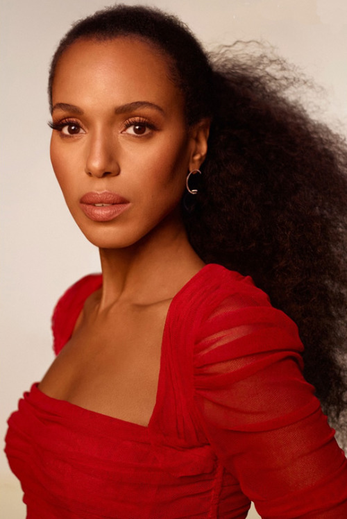 accras:Kerry Washington inMarie Claire magazine’s November...