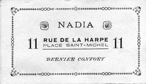 skeletorrigby:Calling cards of Parisian Prostitutes1925-35