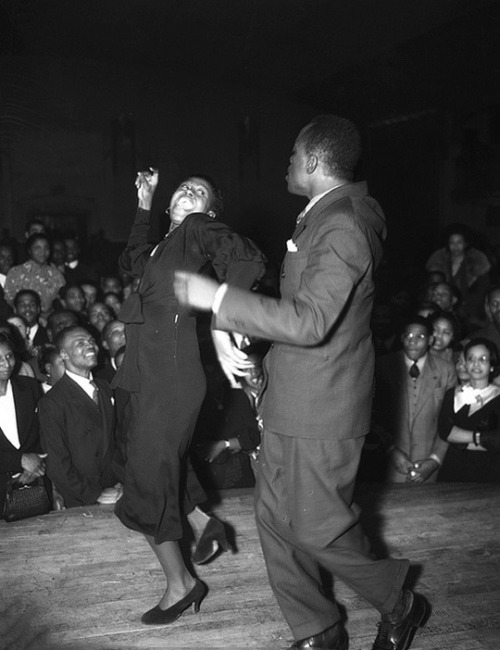 vintageeveryday:Dancing at a nightclub on Central Avenue, Los...