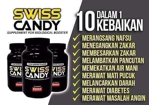 Supplement Suami & Isteri — 👍FUNGSI SWISS CANDY?? ZAKAR 