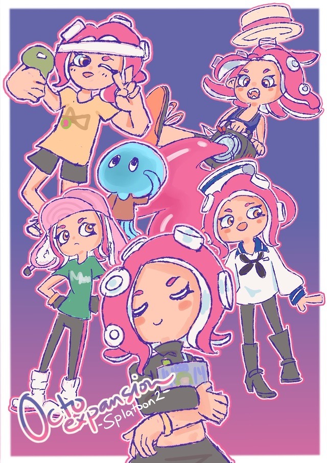 Nintendo Announced Playable Octolings! — reiyeahdraws: AGENT 8 BABY I ...