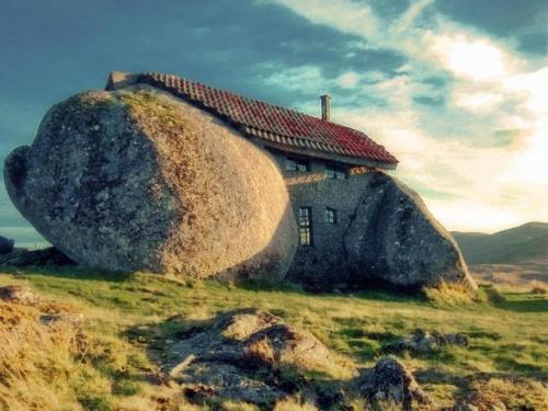 cabinporn:The Casa do Penedo at an elevation of 2,600ft, in...