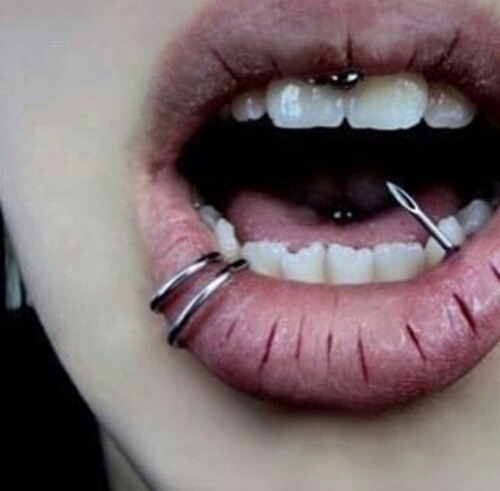 Lip Piercing On Tumblr