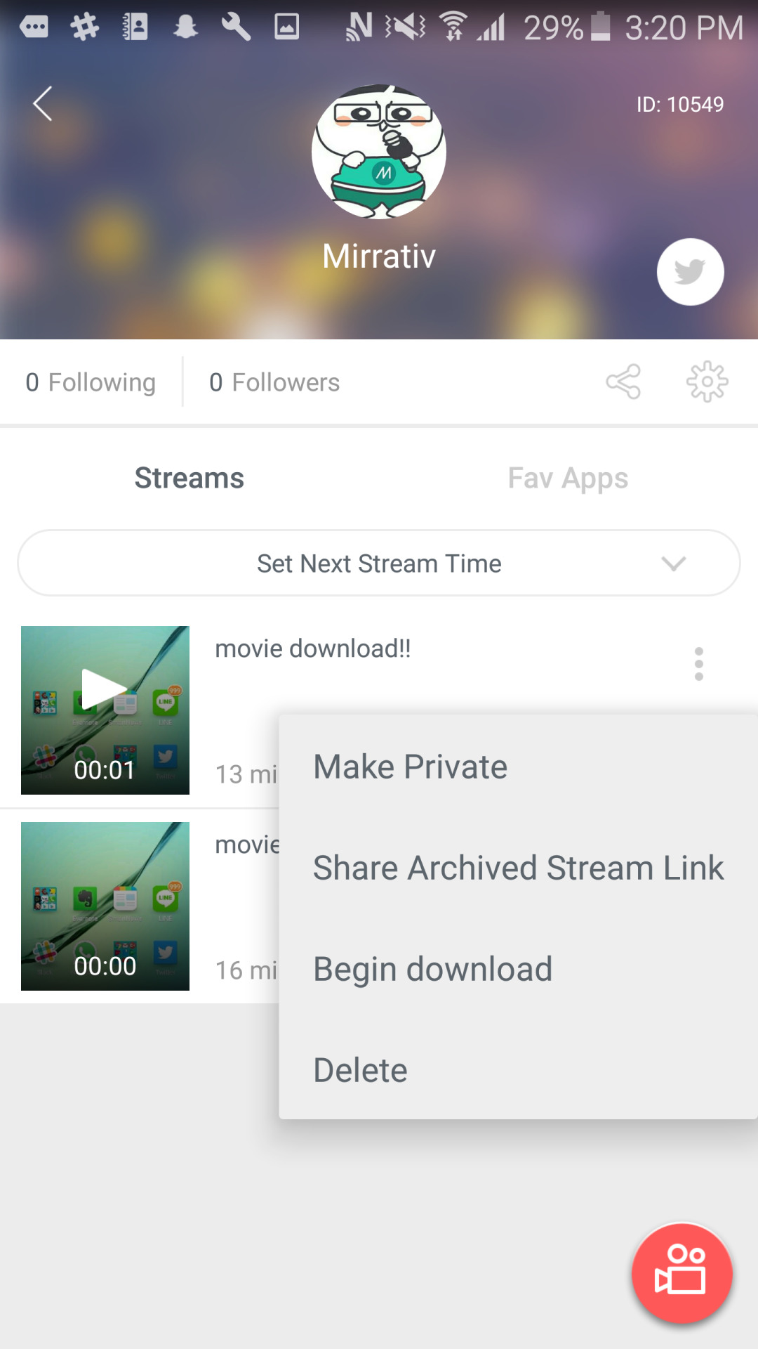 How to download video from tumblr app android