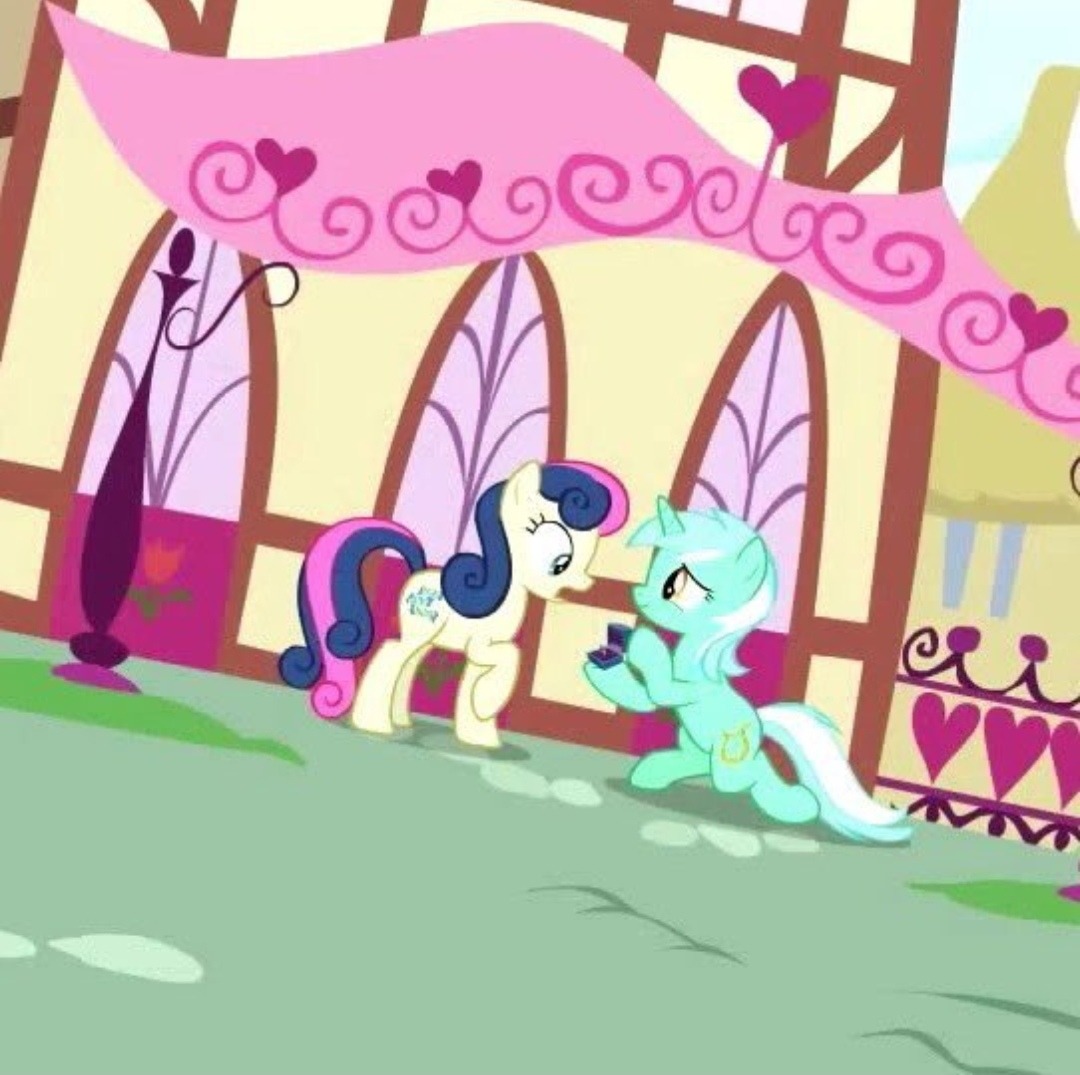 Lyra and bon bon married