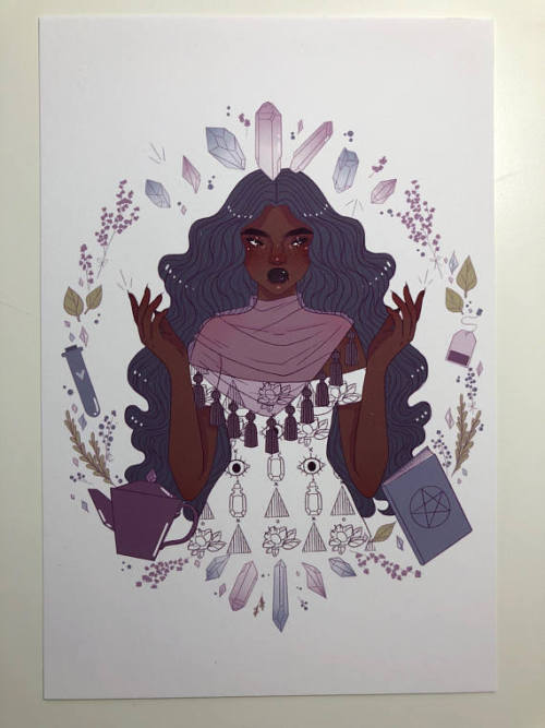 spookyfoxfashion:Witchy Magic Babes Art Prints...