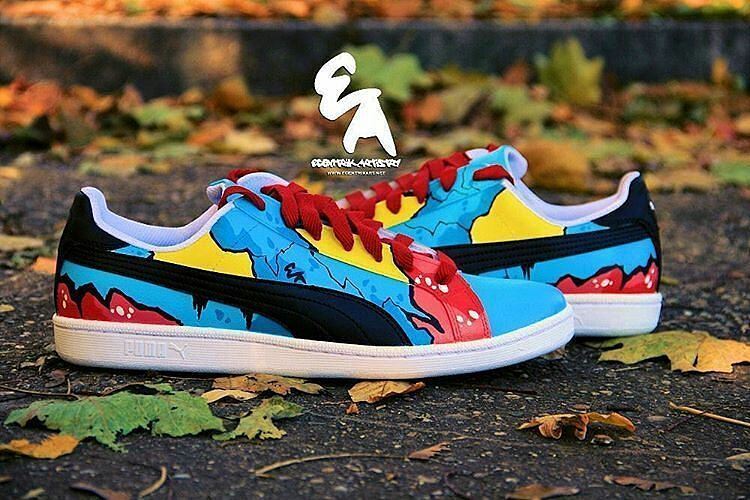 custom puma sneakers