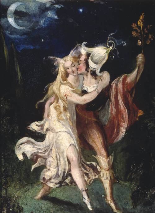 Theodor von Holst, The Fairy Lovers, c.1840