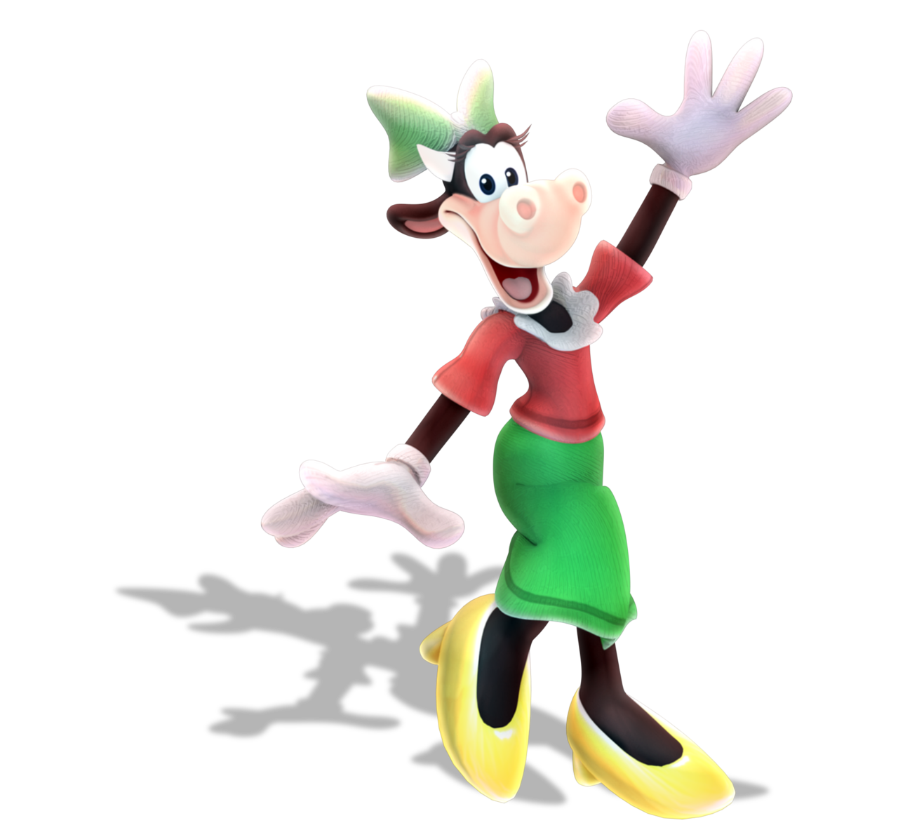 JC Thornton My 3D Model Of Clarabelle Cow From The Mickey