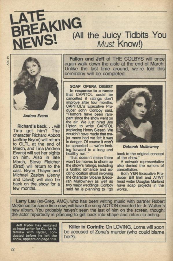 soap opera digest news