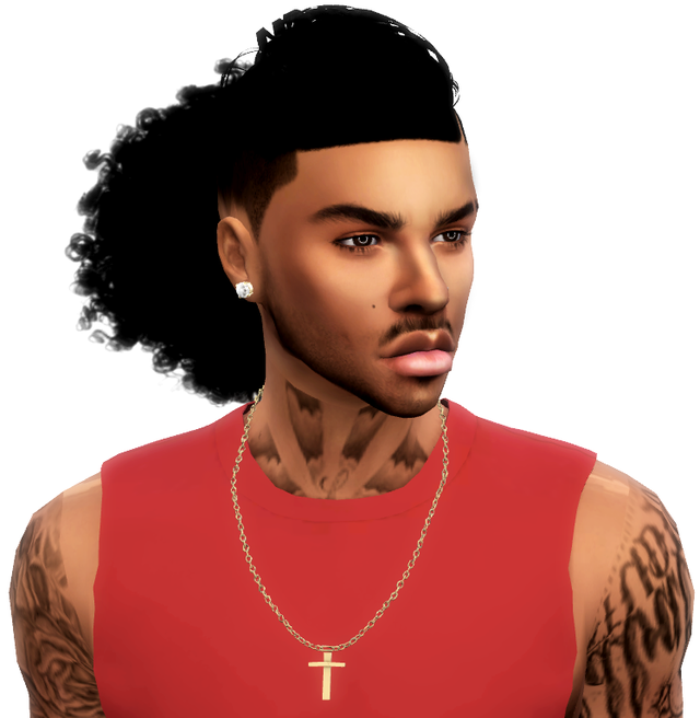 XxBlacksims - xxblacksims: .Long Male Dreads .Male CurlyPony...