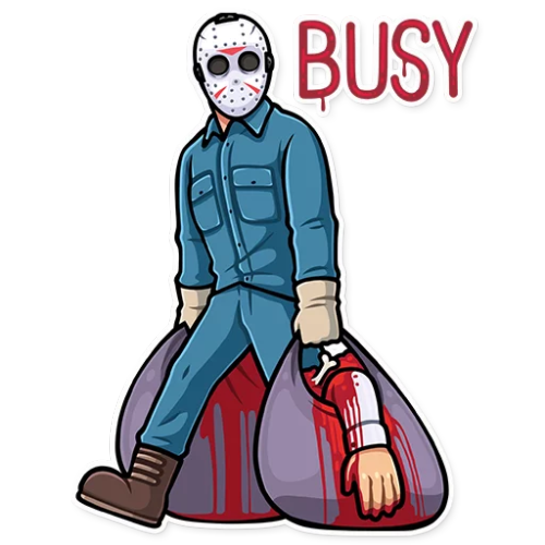 creaturesofnight:Friday the 13th telegram stickers