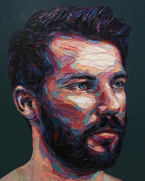 crossconnectmag:Knife Paintings by Joshua Miels Joshua...