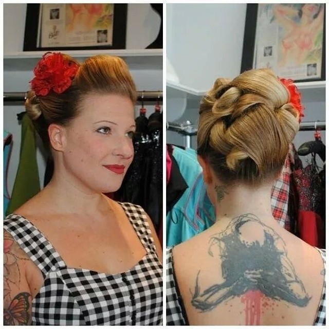 Vanity Thrills Hair Makeup Rockabilly Updo Missdixiebelle