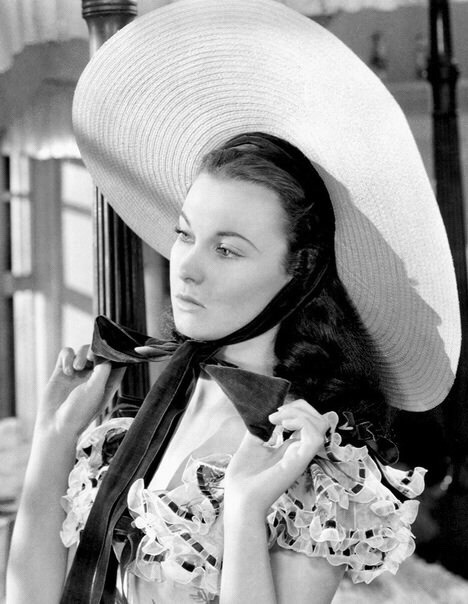 Vivien Leigh as Scarlett O’Hara in Gone With The Wind, 1939.