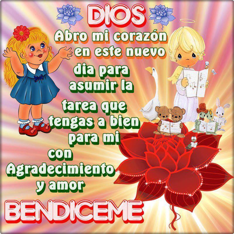 Imagenes Cristianas Y De Bendiciones Dios Abro Mi Corazon En