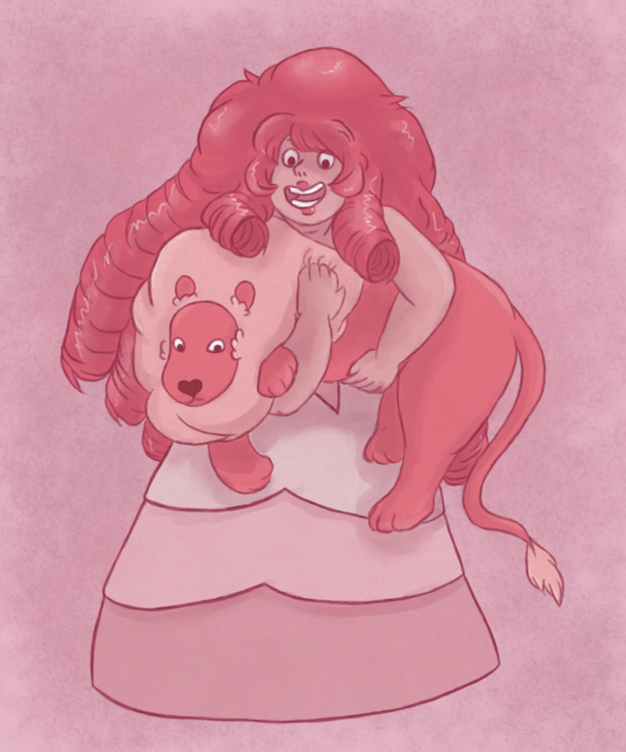 I’m not sure what the actual size difference between Rose and Lion is, but I like to think she’s big enough to pick him up.(I had to go pick up my cats for a quick pose reference.) This took much...